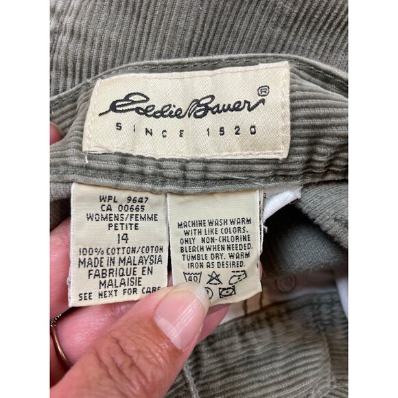 Vintage 90s Corduroy Pants Eddie Bauer Y2K - Picture 3 of 9